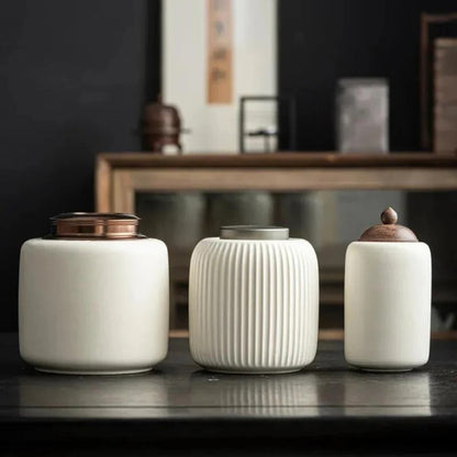 Pet Memorial Urn with Secure Lid, Ceramic Construction