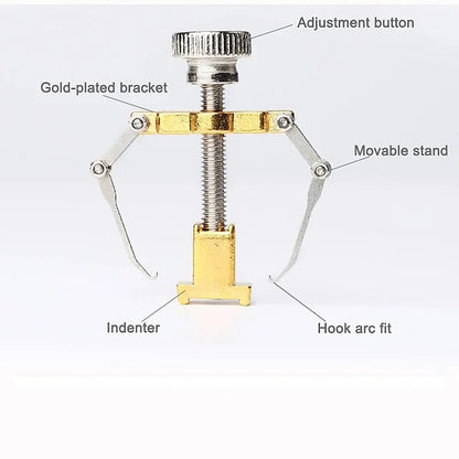 Stainless Steel Toenail Clip Tool with Hook and Tension Mechanism for Home Pedicure Care, 2 Piece