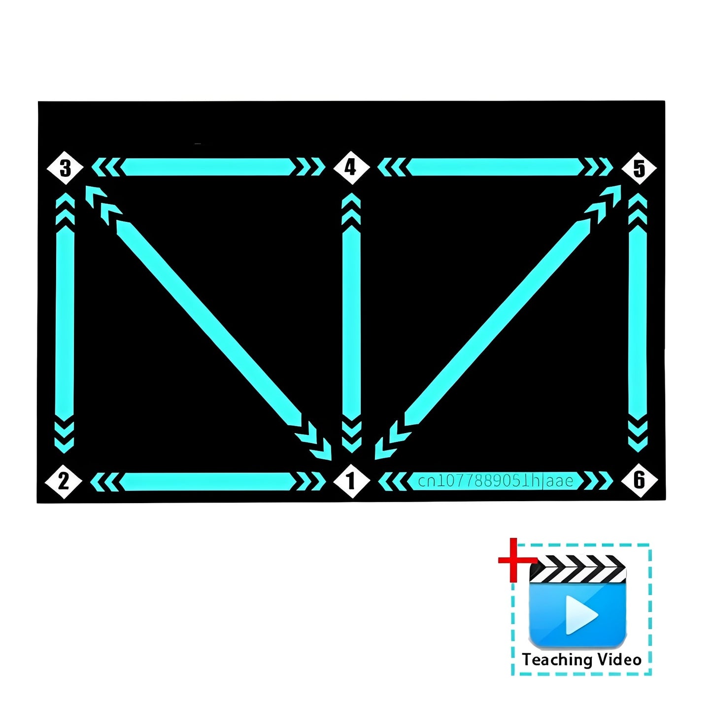 Indoor Football Training Mat with Video Guided Training Sessions