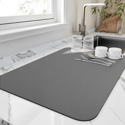 Absorbent Dish Drying Mat for Kitchen Use