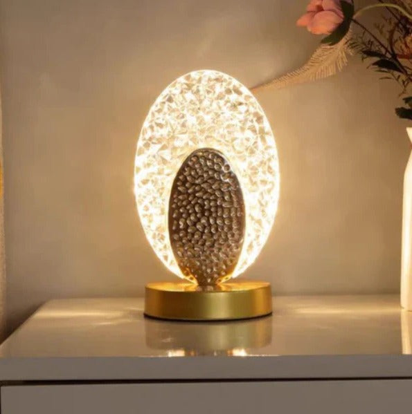 Elegant Table Lamp In Peacock Design