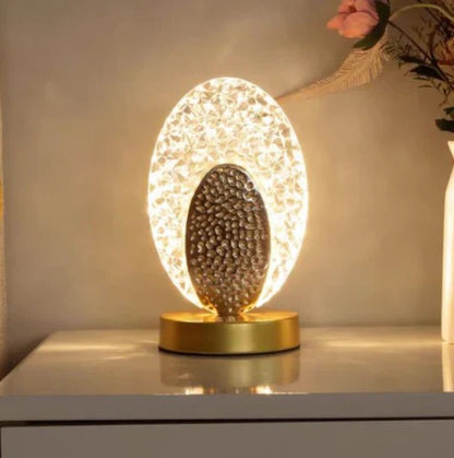 Elegant Table Lamp In Peacock Design