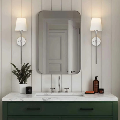 Wireless Wall Mounted Light Fixtures, Set of 2 with Battery Operation