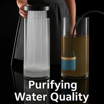 Turbo Boost Shower Head with Filtration System