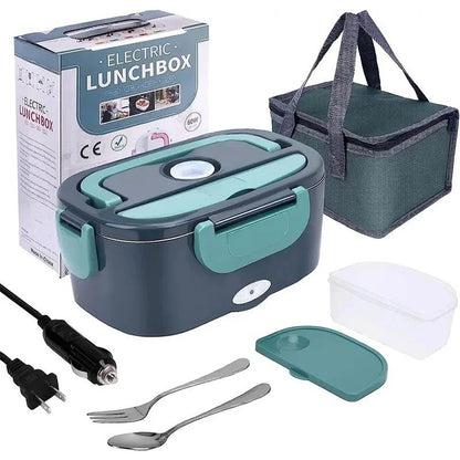 Self Heating Bento Box for Travel, Office and Vehicle Use