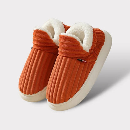 Warm Indoor Slippers with Non-Slip Sole and Soft Lining