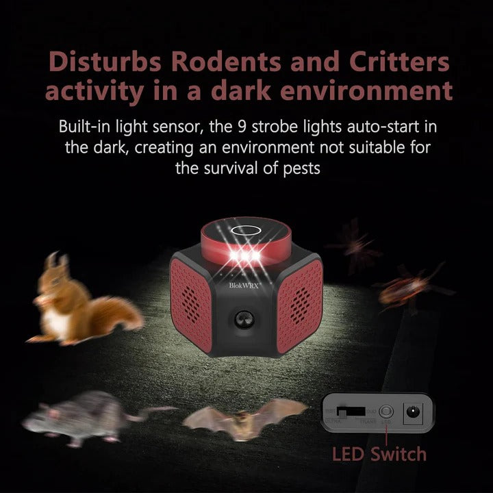 Rodent Device Controller Electronic Rodent Defense Device with High Frequency Sound and Silent ...