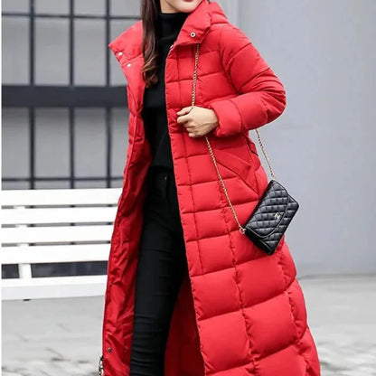 Womens Insulated Winter Jacket with Wind Resistant Shell and Zip Front for Cold Weather
