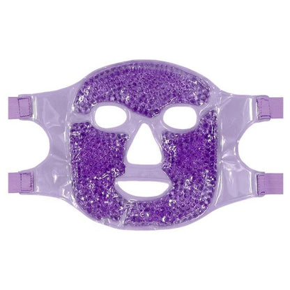 Reusable Gel Bead Eye and Face Cooling Mask with Hot and Cold Therapy for Puffiness and Relaxation