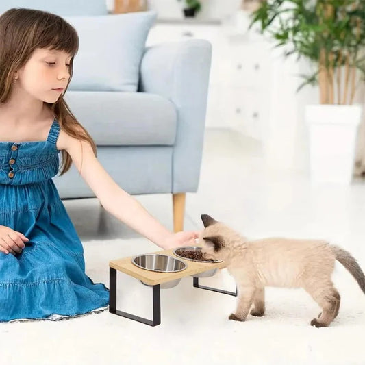 Raised Cat Bowl for Comfortable Feeding