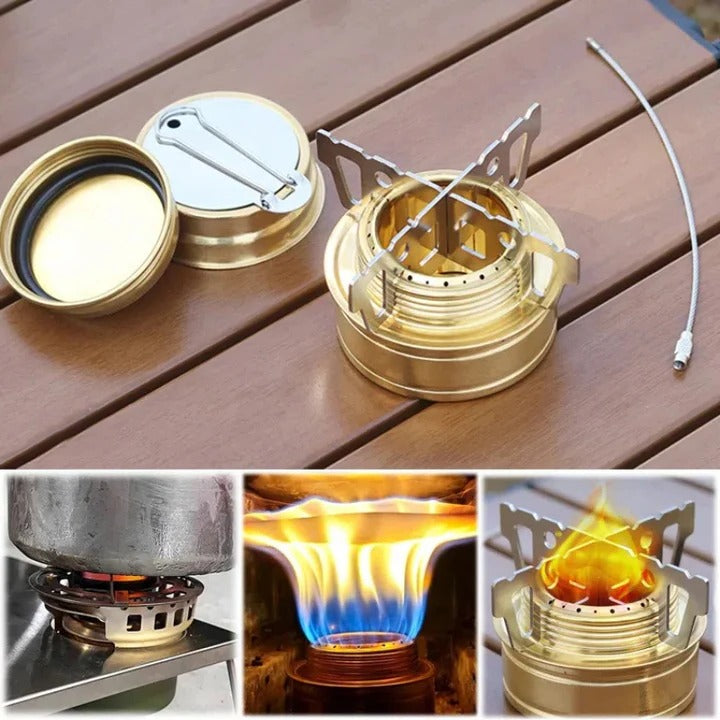 Mini Portable Alloy Camping Stove
