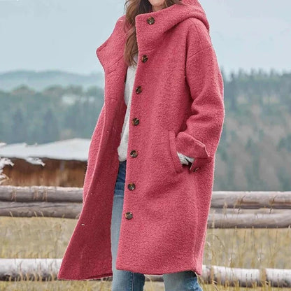 Insulated Cold Weather Coat for Women with Thermal Lining and Heavyweight Fabric