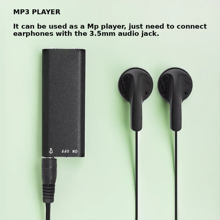 Voice-Activated Mini Recorder and Portable Sound Recording Tool