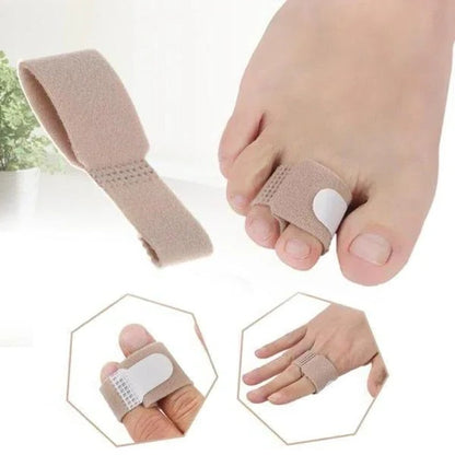 Silicone Hammer Toe Wrap with Dual-Loop Knuckle Guard Pad