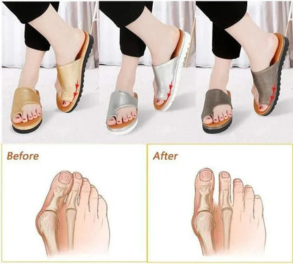 Suede Toe Loop Flat Sandals with Thick Platform Sole