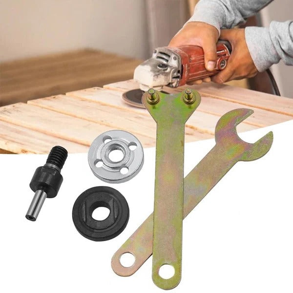 Metal Drill Chuck Adapter with Threaded Arbors for Cutting and Grinding Discs