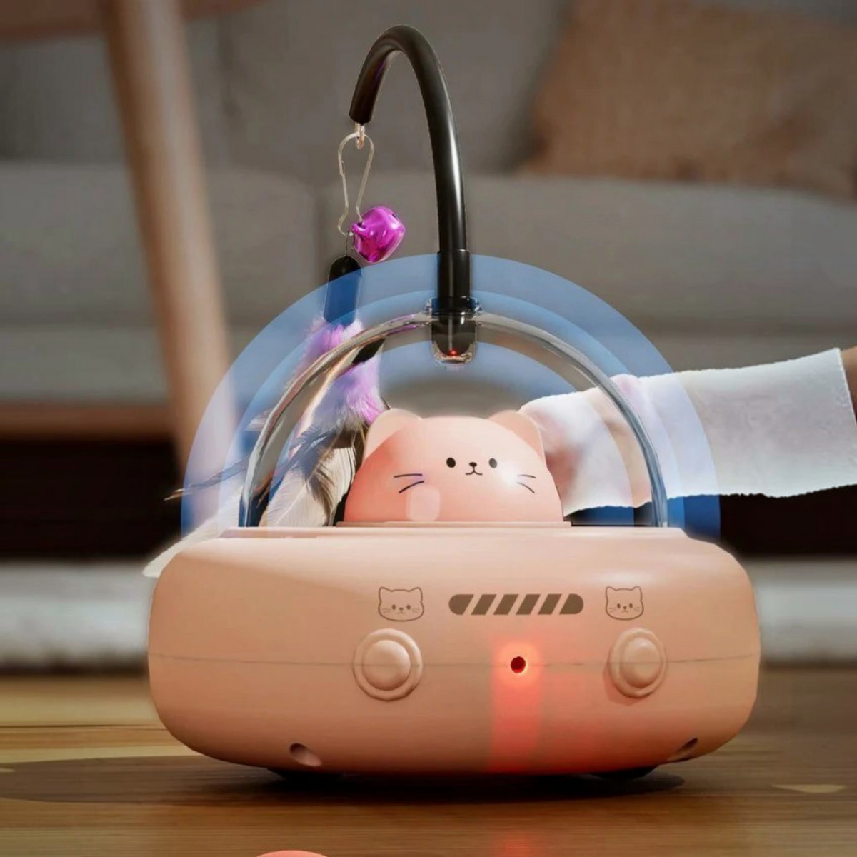 Smart Spaceship Cat Toy