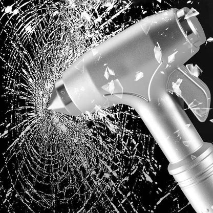 Car Escape Tool with Window Breaker and Seatbelt Cutter