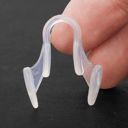 Nose Breathing Aid Clip with Silicone Dilator for Snore Reduction