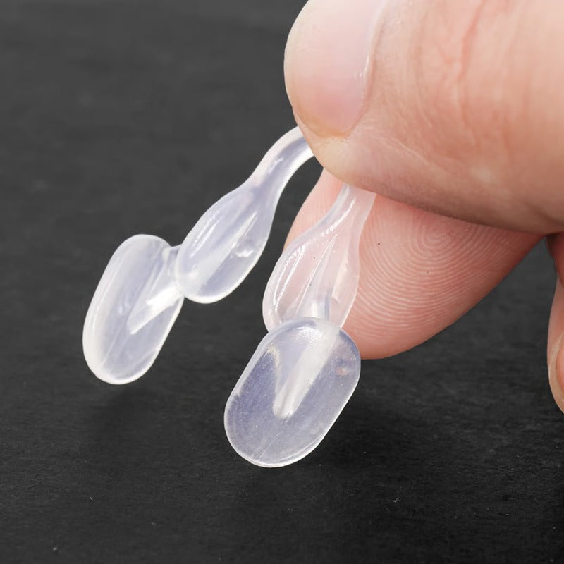 Nose Breathing Aid Clip with Silicone Dilator for Snore Reduction