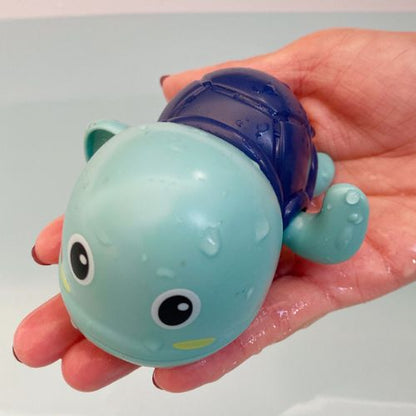 Wind Up Swimming Turtle Bath Toys with Rotating Mechanism, 8 Pack