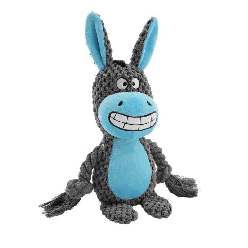 Durable Squeaky Octopus Dog Toy with Crinkle Texture for Chewing