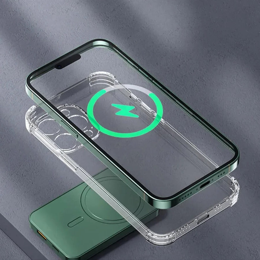 Magnetic Mini Power Bank 5000mAh Wireless Backup Charger
