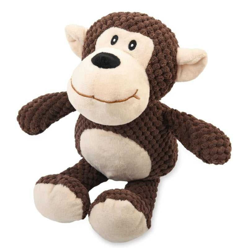 Durable Squeaky Octopus Dog Toy with Crinkle Texture for Chewing