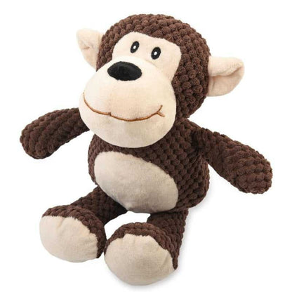 Durable Squeaky Octopus Dog Toy with Crinkle Texture for Chewing