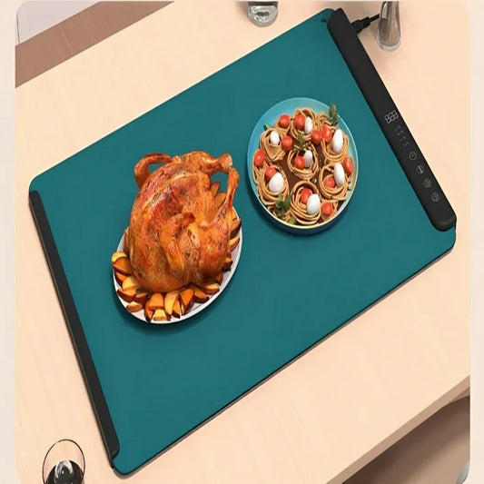 Electric Heating Mat for Food with Foldable Design and Auto Shutoff