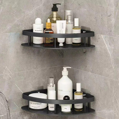 Curved Corner Shower Caddy for Bathroom