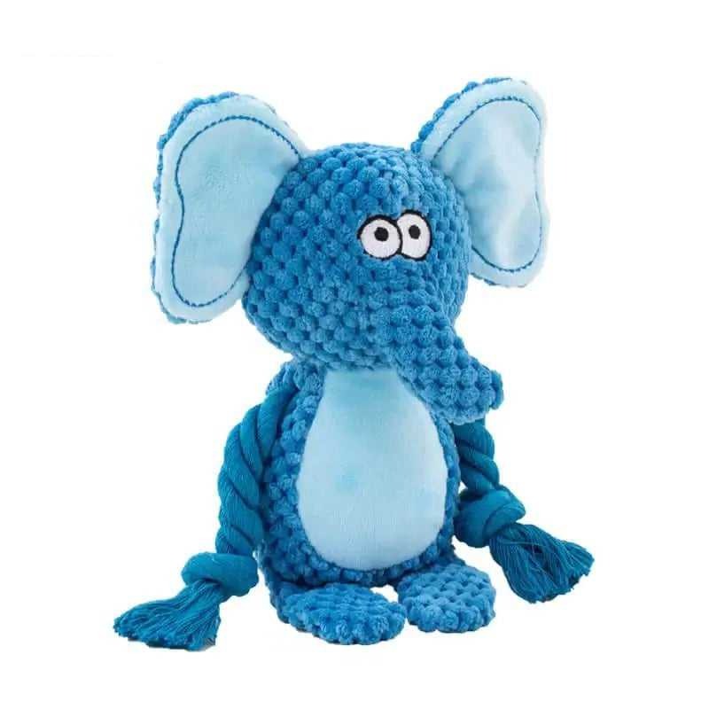 Durable Squeaky Octopus Dog Toy with Crinkle Texture for Chewing