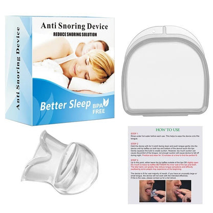 Mandibular Advancement Sleep Guard with Tongue Retaining Channel for Airway Openness