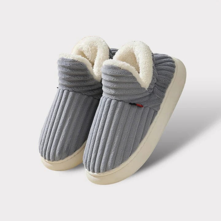 Warm Indoor Slippers with Non-Slip Sole and Soft Lining