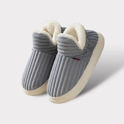 Warm Indoor Slippers with Non-Slip Sole and Soft Lining