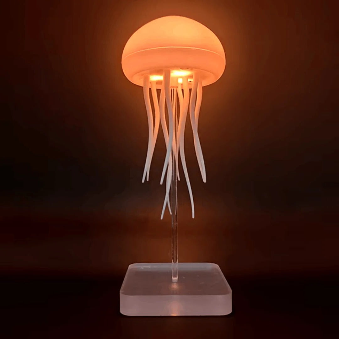 RGB Color Changing Jellyfish Lamp with Voice Control and LED Lighting