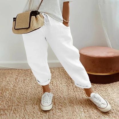 Moisture Wicking Cotton Trousers for Active Wear