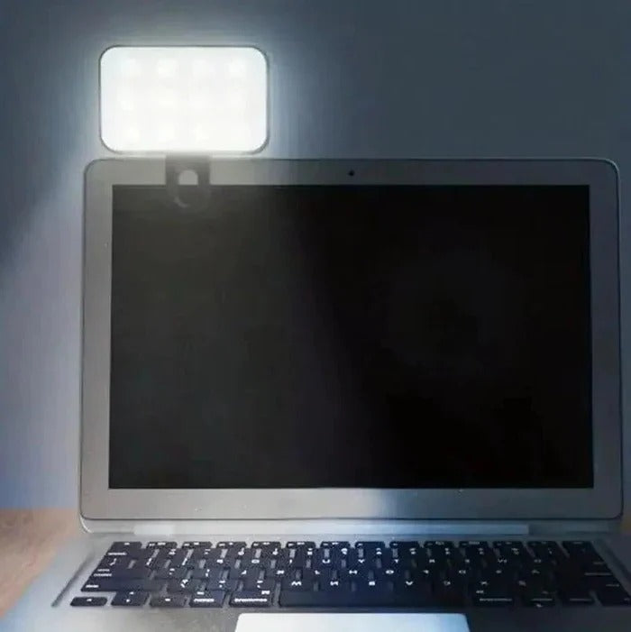 Mobile Phone Clip-On LED Light, LED High Power Rechargeable Clip Fill Video Selfie Light for Phone