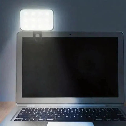 Mobile Phone Clip-On LED Light, LED High Power Rechargeable Clip Fill Video Selfie Light for Phone