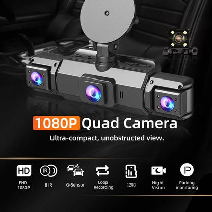 Smart Car Dash Camera System with Night Vision and WiFi