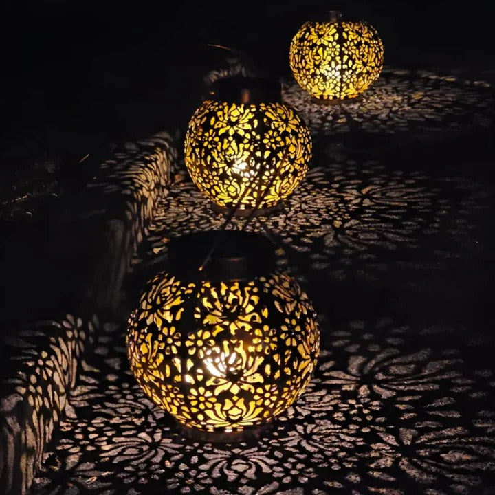 Weatherproof LED Solar Pendant Light