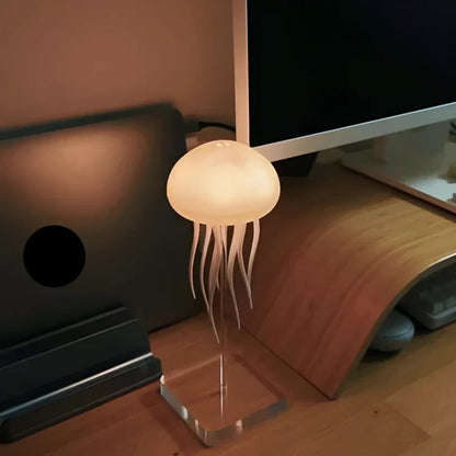 RGB Color Changing Jellyfish Lamp with Voice Control and LED Lighting