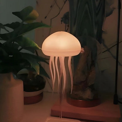 RGB Color Changing Jellyfish Lamp with Voice Control and LED Lighting