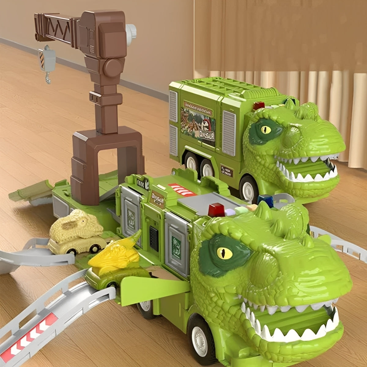 Dual Dinosaur Truck and 2-in-1 Creature Toy