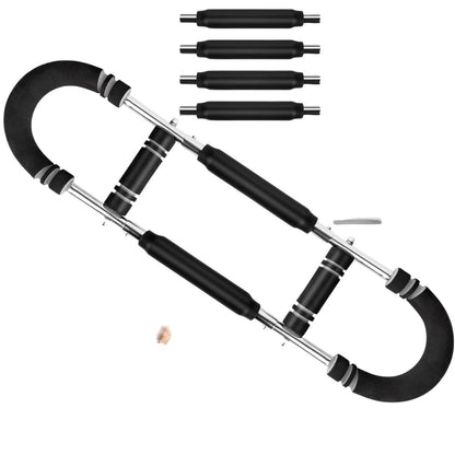Adjustable Spring Resistance Arm Trainer with Tension Bars for Upper Body Exercise