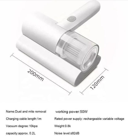 Cordless Handheld UV Mattress Vacuum with Mite Removal and Fabric Sterilization