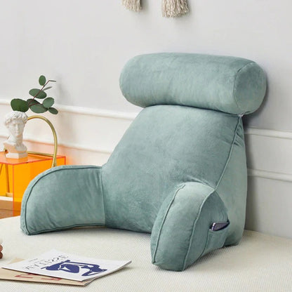Reading Bed Pillow with Arms