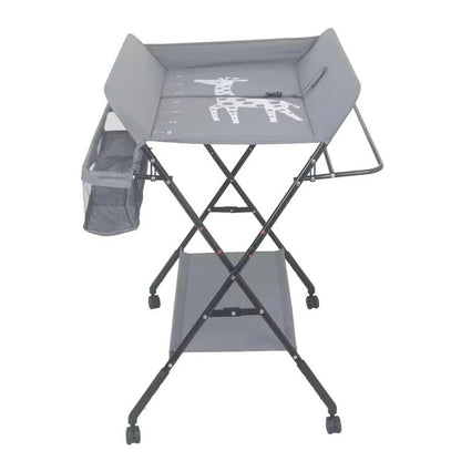Foldable Baby Changing Table for Bath Use with Height Adjustment