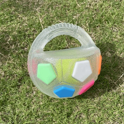 Durable Rubber Football Dog Toy with Bottle Design for Aggressive Chewers