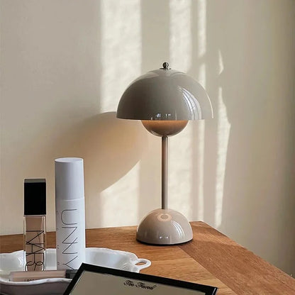 Modern Nordic Mushroom Lamp with Soft Ambient Lighting